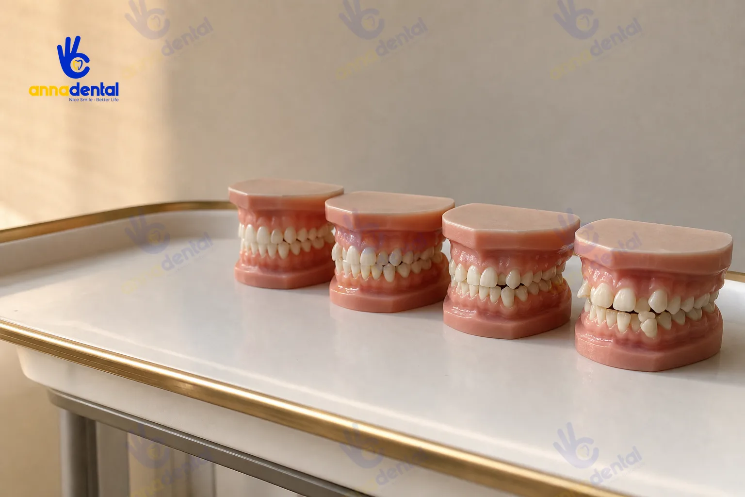 So sánh mô hình răng với nhiều mức độ sai lệch khác nhau