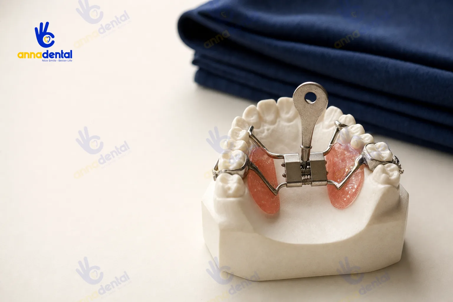 Cận cảnh vít nong hàm với chìa vặn minh họa giai đoạn căng tức
