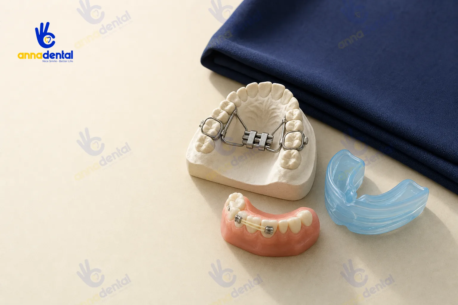 So sánh nong hàm, hàm trainer silicone và thun liên hàm